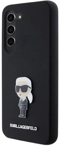 Etui Karl Lagerfeld Silicone Ikonik Metal Pin do Samsung Galaxy S24 Black (3666339259235) - obraz 2
