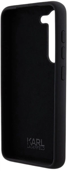 Etui Karl Lagerfeld Silicone Ikonik Metal Pin do Samsung Galaxy S24 Black (3666339259235) - obraz 6