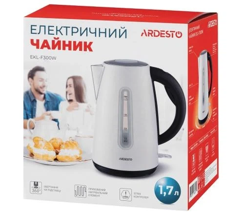 Электрочайник Ardesto EKL-F300W - изображение 4