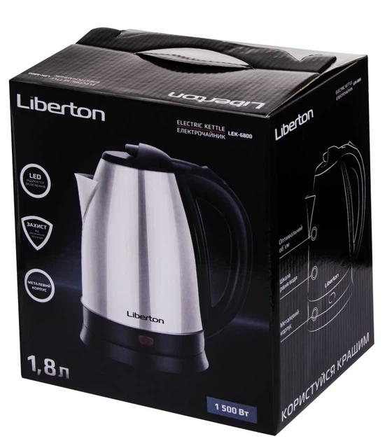 Електрочайник Liberton LEK-6800 - зображення 6