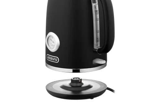 Електрочайник Ardesto EKL-F410BM, Black, 2200W, 1.8 л, дисковий, нержавіюча сталь, захист від перегріву, індикатор рівня води - изображение 3