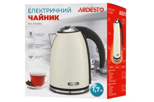 Электрочайник Ardesto EKL-F340BG - Фото 5 Электрочайник Ardesto EKL-F340BG - изображение 5