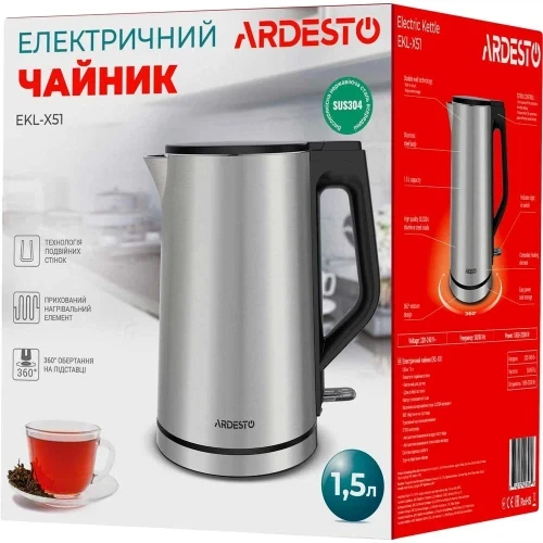 Электрочайник Ardesto EKL-X51 - изображение 6