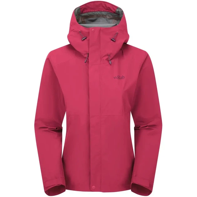 Куртка Rab Downpour Jacket Wmn Watermelon XS (100084270) - Фото 1 Куртка Rab Downpour Jacket Wmn Watermelon XS (100084270) - зображення 1