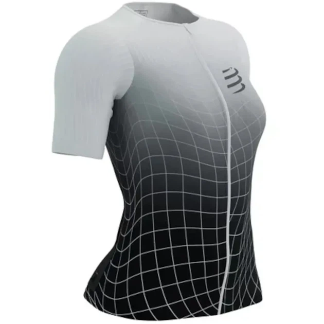 Футболка Compressport Tri Postural Aero SS Top Wmn Black/white print S (100078260) - Фото 1 Футболка Compressport Tri Postural Aero SS Top Wmn Black/white print S (100078260) - изображение 1