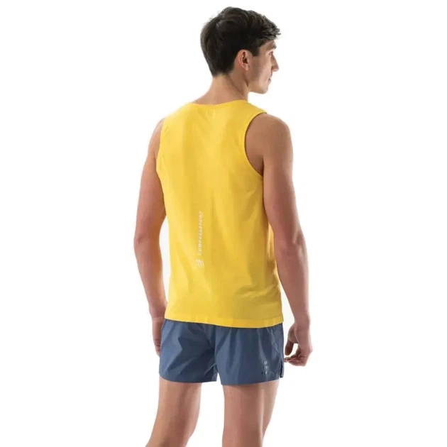 Майка чоловіча спортивна для бігу тренувань безшовна та легка Compressport Performance Singlet Mns Maize L (100082560) - Фото 2 Майка чоловіча спортивна для бігу тренувань безшовна та легка Compressport Performance Singlet Mns Maize L (100082560) - зображення 2
