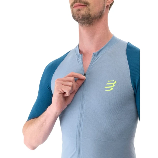 Футболка Compressport Trail Racing Postural SS Top Mns Denim/poseidon M (100078243) - Фото 4 Футболка Compressport Trail Racing Postural SS Top Mns Denim/poseidon M (100078243) - изображение 4