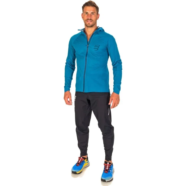 Куртка Compressport Hurricane Waterproof 10/10 Jacket Mosaic blue XS (100011862) - зображення 3
