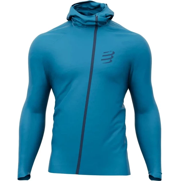 Куртка Compressport Hurricane Waterproof 10/10 Jacket Mosaic blue XS (100011862) - зображення 5