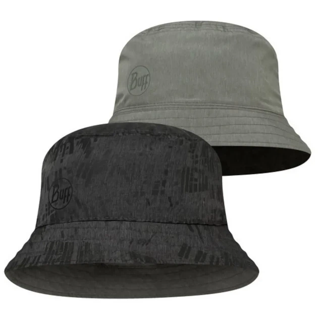 Панама Buff Travel Bucket Hat Gline black/grey S/M (100051193) - Фото 1 Панама Buff Travel Bucket Hat Gline black/grey S/M (100051193) - изображение 1