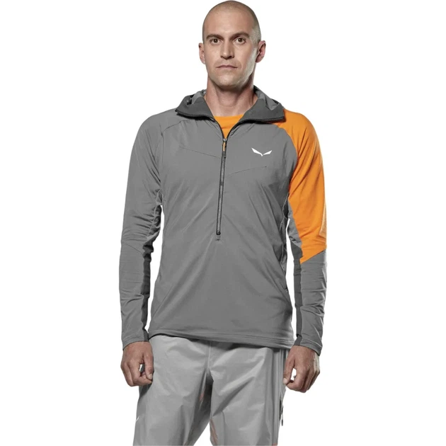 Футболка Salewa NXT HYB 1/2 Zip Tee Mns 0531 L (100079842) - Фото 1 Футболка Salewa NXT HYB 1/2 Zip Tee Mns 0531 L (100079842) - изображение 1