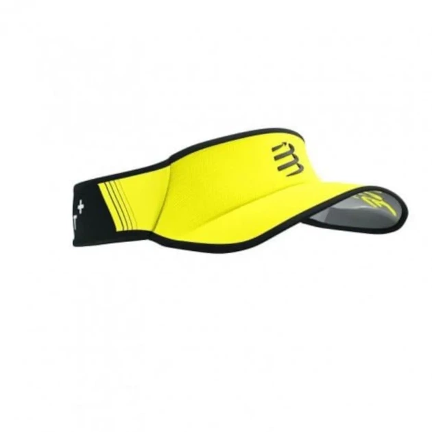 Козырек на голову от солнца Compressport Visor Ultralight Black/white/safety yellow Uni (100017552) - Фото 1 Козырек на голову от солнца Compressport Visor Ultralight Black/white/safety yellow Uni (100017552) - изображение 1