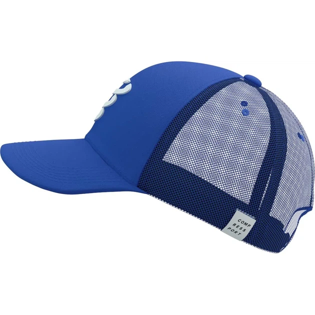 Кепка летняя бейсболка Compressport Trucker Cap Dazz blue/white Uni (100081360) - изображение 5
