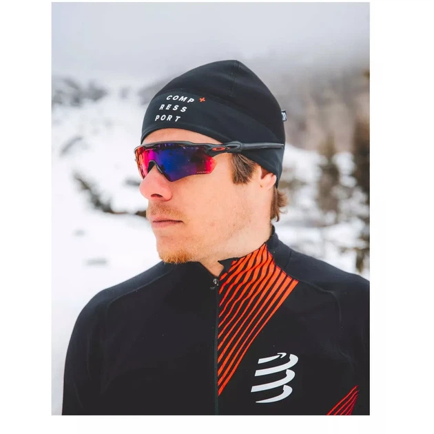 Шапка Compressport Hurricane Beanie Black Uni (100086165) - Фото 3 Шапка Compressport Hurricane Beanie Black Uni (100086165) - изображение 3