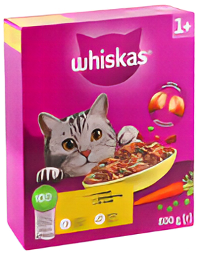 Сухой корм для кошек Whiskas с ягненком 800 г (5900951296475) - Фото 2 Сухой корм для кошек Whiskas с ягненком 800 г (5900951296475) - изображение 2