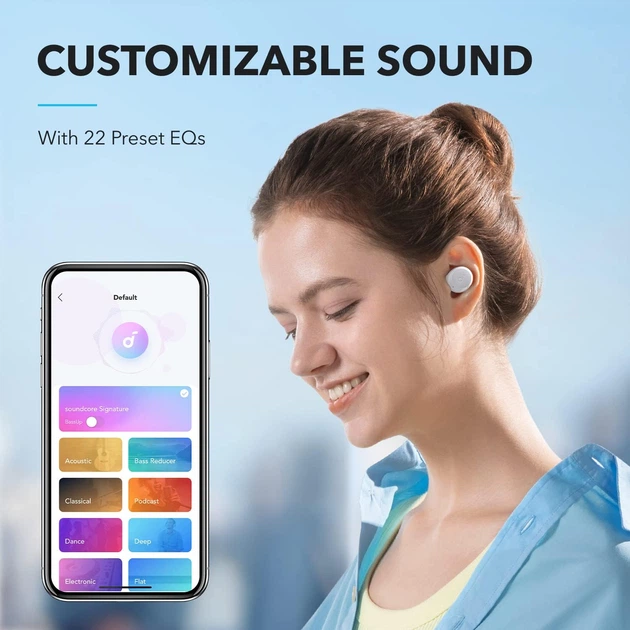 Беспроводные водостойкие наушники Soundcore Bluetooth 5.3 - изображение 2
