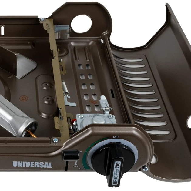 Плита газовая портативная Tribe Universal с переходником на большой баллон (T-HD-0003-grey) - изображение 7
