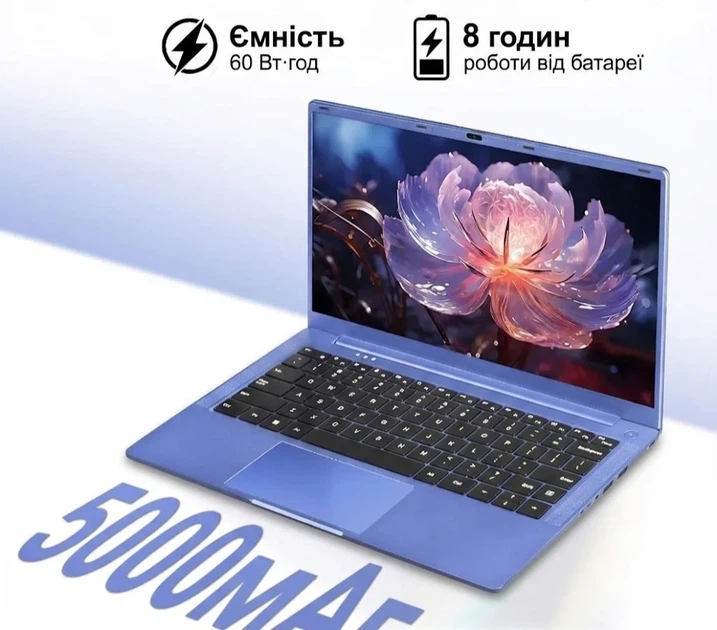 Ноутбук 14" Ruzava RK70 Intel Celeron N5095A RAM 8GB SSD 256GB Windows 11 (UKR) - Фото 4 Ноутбук 14" Ruzava RK70 Intel Celeron N5095A RAM 8GB SSD 256GB Windows 11 (UKR) - изображение 4