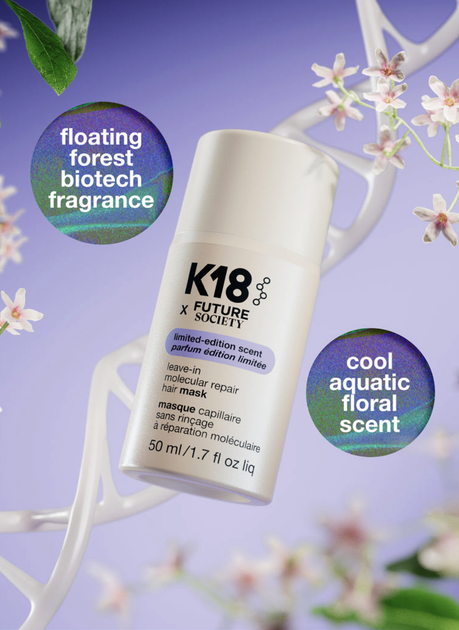 K18 (К18) x Future Society Leave-In Molecular Repair Hair Mask — несмываемая молекулярная маска для восстановления волос (limited-edition scent), 50 мл - Фото 3 K18 (К18) x Future Society Leave-In Molecular Repair Hair Mask — несмываемая молекулярная маска для восстановления волос (limited-edition scent), 50 мл - изображение 3