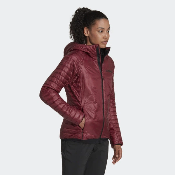 Жіночі куртка Terrex Techrock Primaloft Insulated Padded червоний M - зображення 8