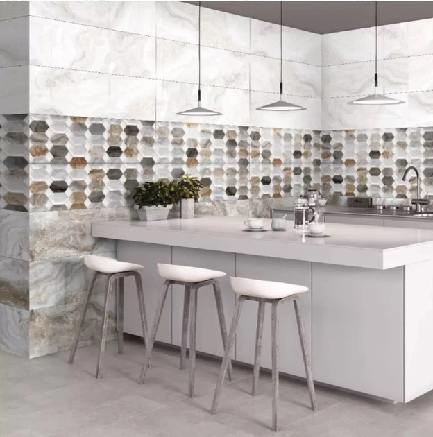 Плитка Ceramica Deseo Arabesque Grey Light 30х90см - изображение 5