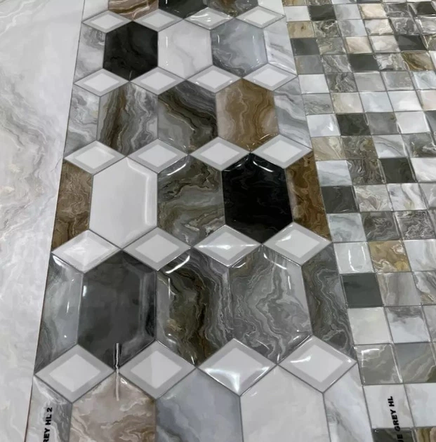 Плитка Ceramica Deseo Arabesque Grey Decor 30х90см - изображение 4
