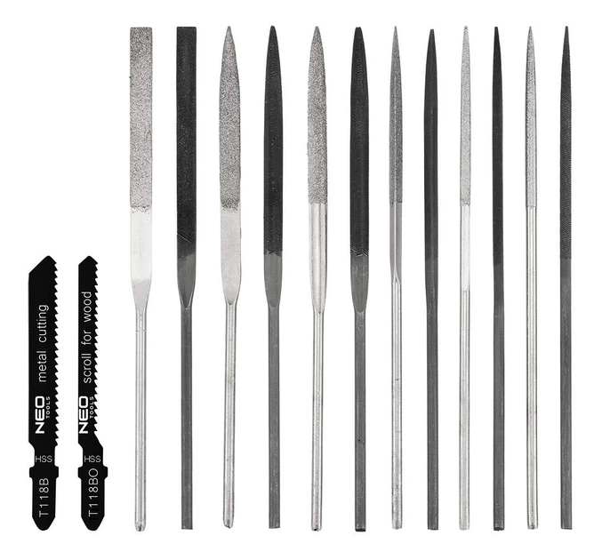 Тримач для пилок для хвойних дерев Neo Tools 44-653 набір 14+1 (5906692022991) - зображення 5