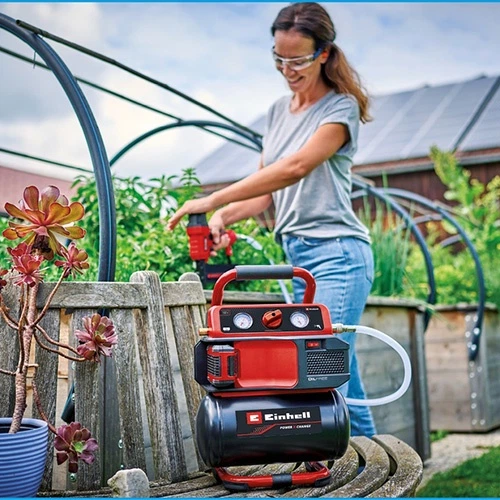Компресор повітряний Einhell TE-AC 18/75 Li OF-Solo (4020410) - зображення 7