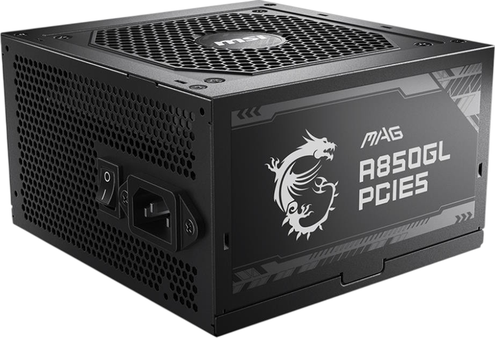 Блок живлення MSI MAG A850GL PCIE5 850W 80+ Gold (MAG A850GL PCIE5) - изображение 2