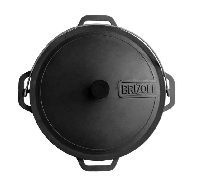 Казан чугунный Brizoll 6л (KA06-1) - Фото 3 Казан чугунный Brizoll 6л (KA06-1) - изображение 3