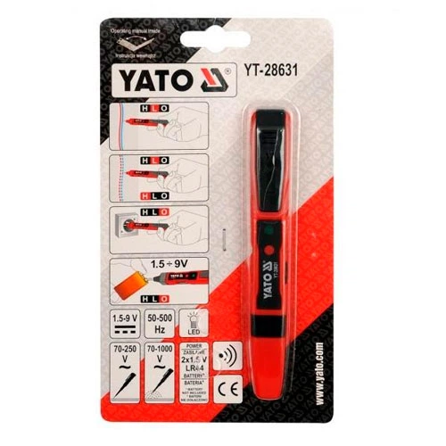 Индикатор напряжения YATO 145мм (YT-28631) - Фото 3 Индикатор напряжения YATO 145мм (YT-28631) - изображение 3