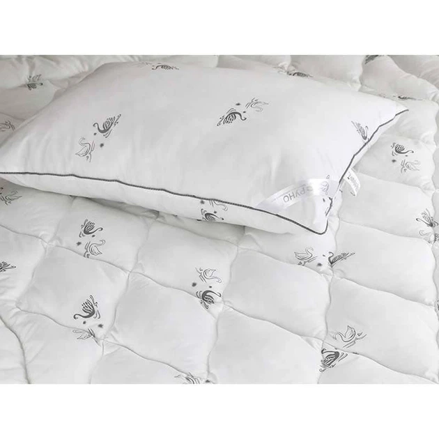 Одеяло Руно Silver Swan demi с искусственным лебединым пухом 140x205см (321.52_Silver Swan_demi) - изображение 3