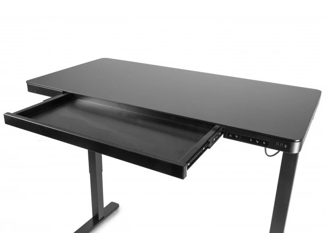 Регулируемый стол Barsky StandUp black glass 120x60см BST-11 - Фото 6 Регулируемый стол Barsky StandUp black glass 120x60см BST-11 - изображение 6