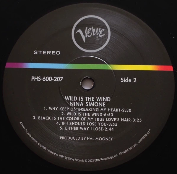 Nina Simone - Wild Is The Wind (180 грамм, Раскладная обложка, Альбом, Переиздание) - изображение 6