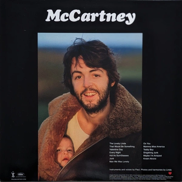 Paul McCartney - McCartney (180 грамм, Раскладная обложка, Альбом, Переиздание, Ремастеринг) - изображение 3