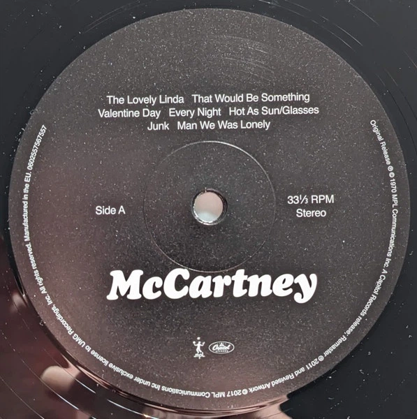 Paul McCartney - McCartney (180 грамм, Раскладная обложка, Альбом, Переиздание, Ремастеринг) - изображение 4