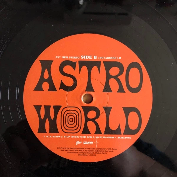 Travis Scott - Astroworld (2 пластинки, Альбом) - Фото 8 Travis Scott - Astroworld (2 пластинки, Альбом) - изображение 8