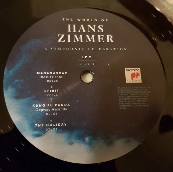 Hans Zimmer - The World Of Hans Zimmer (A Symphonic Celebration) (3 платівки, 180 грам, Альбом, Лімітоване) - Фото 10 Hans Zimmer - The World Of Hans Zimmer (A Symphonic Celebration) (3 платівки, 180 грам, Альбом, Лімітоване) - зображення 10