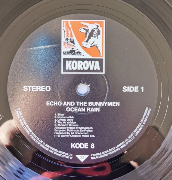 Echo & The Bunnymen - Ocean Rain (180 грам, Альбом, Перевидання, Ремастеринг) - зображення 6