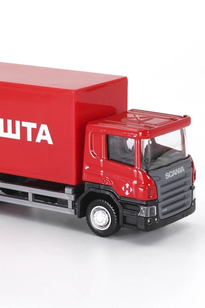 Автомодель - SCANIA НОВА ПОШТА цвет красный TECHNODRIVE ЦБ-00288979 - изображение 7