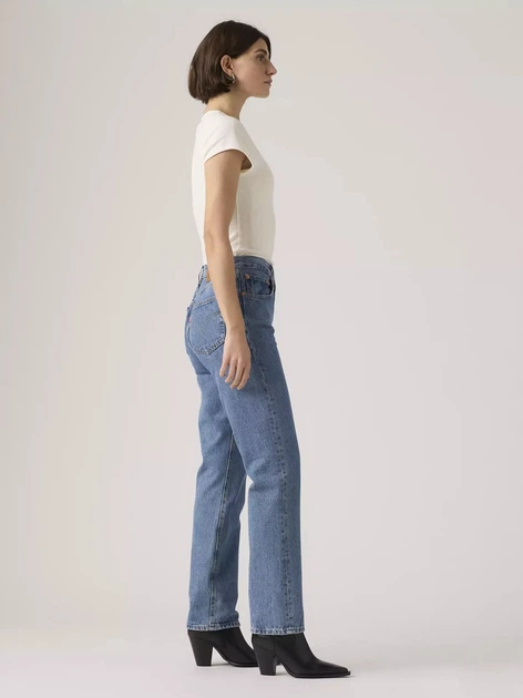 Jeansy regular fit damskie Levi's 501 Jeans For Women Shout Out Stone 12501-0438 25-32 Niebieskie (5401105688844) - Zdjęcie 5 Jeansy regular fit damskie Levi's 501 Jeans For Women Shout Out Stone 12501-0438 25-32 Niebieskie (5401105688844) - obraz 5