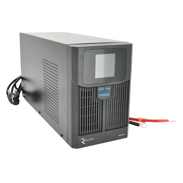 Комплект бесперебойного питания ИБП RITAR RTSW 24В 1500ВА + аккумулятор ActivEnergy 25,6В 100Ач (2560 ВтЧ) LiFePO4 - изображение 2