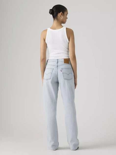 Jeansy regular fit damskie Levi`s Easy Dad 005DC-0000 W29L30 Błękitne (5401187885940) - obraz 4