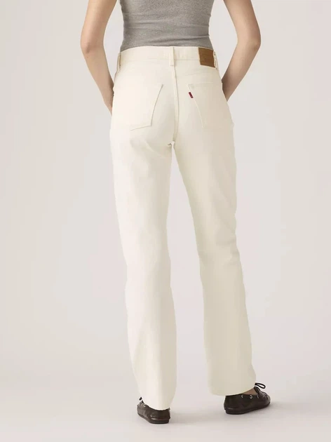 Jeansy regular fit damskie Levi`s Easy Dad 005DC-0003 W29L30 Białe (5401187889993) - obraz 2