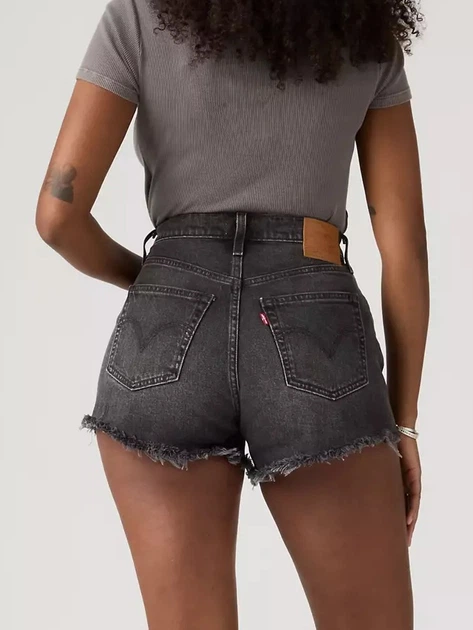 Шорти джинсові короткі жіночі Levi`s 501® Curve Short 005DP-0012 27 Чорні (5401187713205) - зображення 2