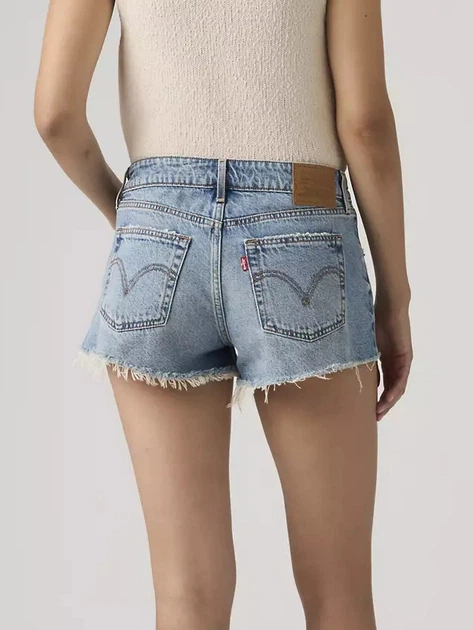 Шорти джинсові короткі жіночі Levi`s Low Loose Short 005DR-0001 26 Блакитні (5401187878010) - зображення 2