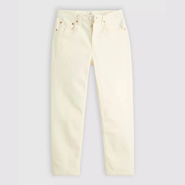 Jeansy regular fit damskie Levi`s 501® Crop 36200-0374 W25L26 Białe (5401187407975) - obraz 7