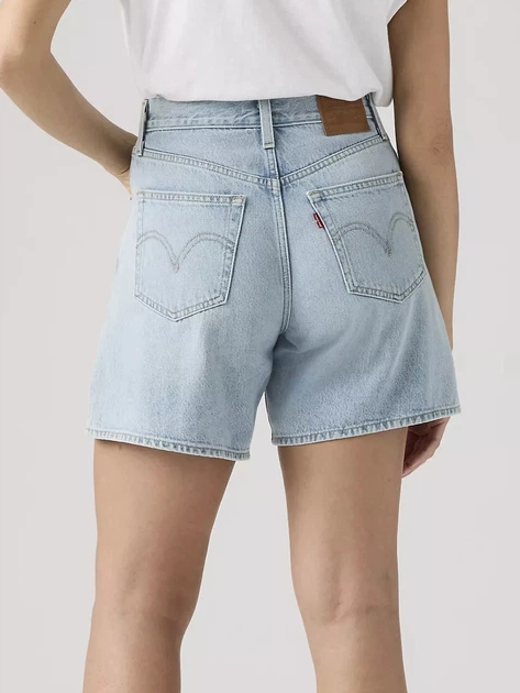 Шорти джинсові короткі жіночі Levi`s High Baggy Short A9311-0000 29 Блакитні (5401157224397) - зображення 2