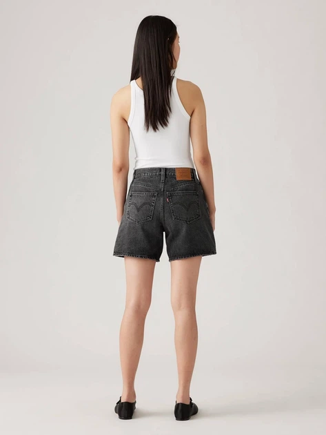 Шорти джинсові короткі жіночі Levi's High Baggy Short Wheres My Phone A9311-0003 25 Чорні (5401157224854) - зображення 3