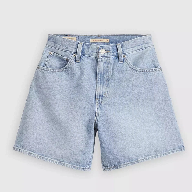 Spodenki damskie krótkie jeansowe Levi`s High Baggy Short A9311-0000 27 Błękitne (5401157180303) - obraz 7